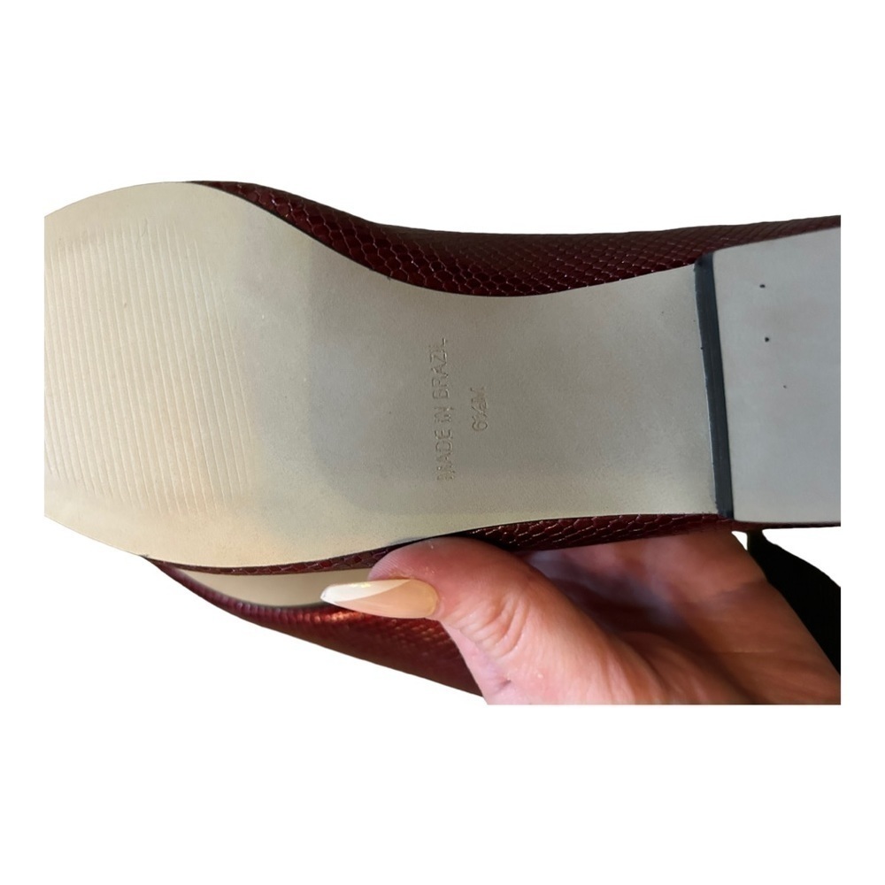 Walking Cradles Wine Reece Leather Flat - Women - Picture 11 of 14
